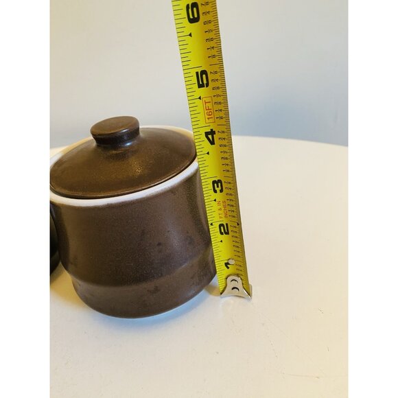 Vintage Casual Ceram Regency Stoneware Creamer and Sugar Bowl - Picture 10 of 13